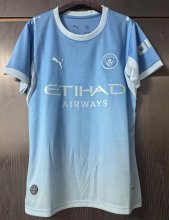 26-27 Man City Home Women Fans Soccer Jersey (女)