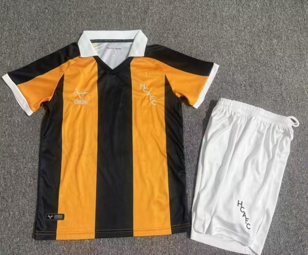 26-27 Hull City Home Kids Soccer Jersey