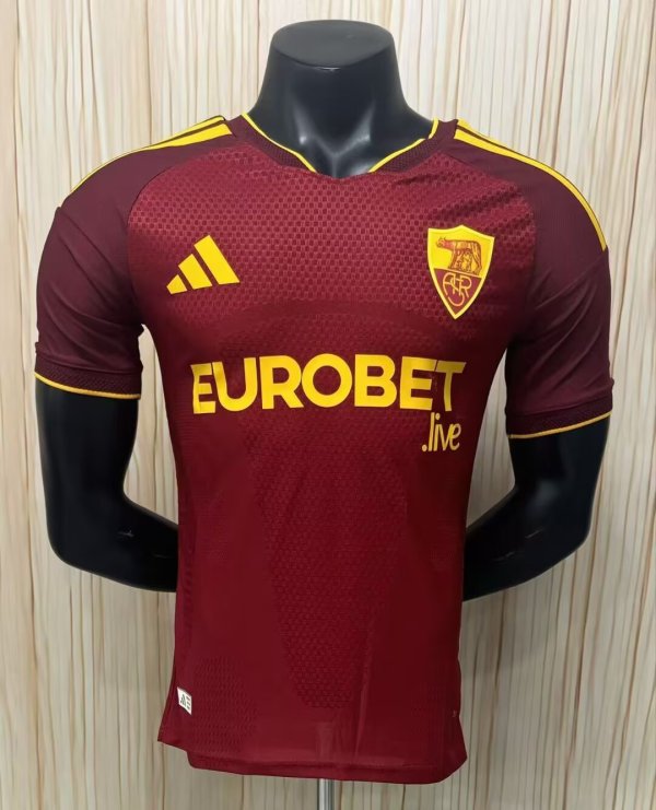 26-27 Roma Home Player Version Soccer Jersey