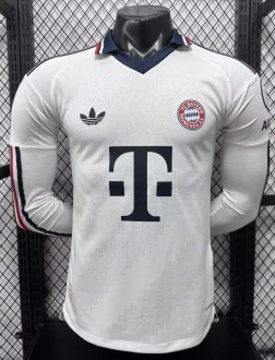 26-27 Bayern Away Long Sleeve Player Version Soccer Jersey (长袖球员)