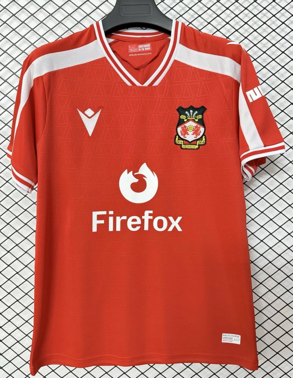 26-27 Wrexham FC Home Fans Soccer Jersey