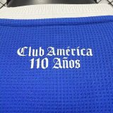 26-27 Club America Blue 110th Anniversary Edition Player Version Soccer Jersey
