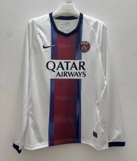 26-27 PSG Away Long Sleeve Fans Soccer Jersey (长袖)