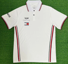 2026 Cadillac New Pattern Heat Transfer Printing Short Sleeve Racing Suit*有领