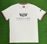 2026 Cadillac New Pattern Heat Transfer Printing Short Sleeve Racing Suit