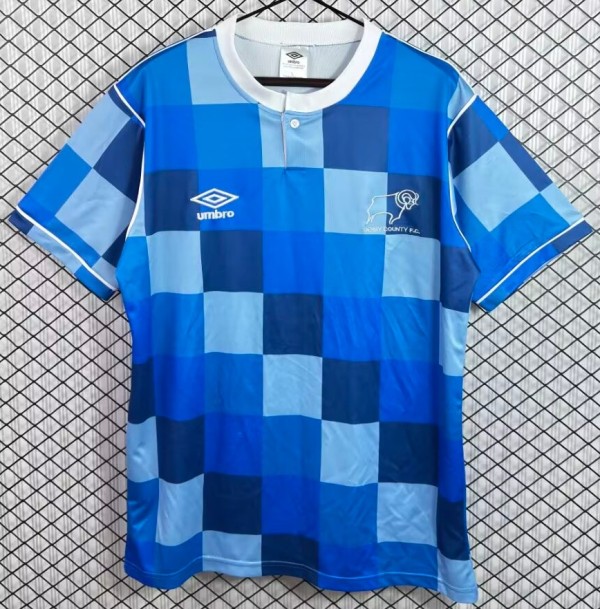 1987-1989 Derby County Away Retro Soccer Jersey