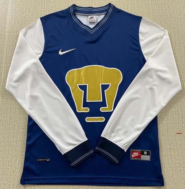 1998-1999 Pumas UNAM Away Long Sleeve Retro Soccer Jersey