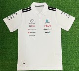 2026 Ferrari New Pattern Heat Transfer Printing Short Sleeve Racing Suit*有领