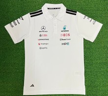 2026 Ferrari New Pattern Heat Transfer Printing Short Sleeve Racing Suit*有领