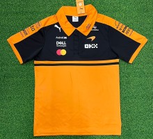 2026 McLaren New Pattern Heat Transfer Printing Short Sleeve Racing Suit*有领