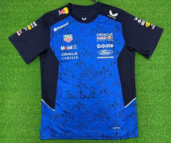 2026 Red Bull Racing New Pattern Heat Transfer Printing Short Sleeve Racing Suit