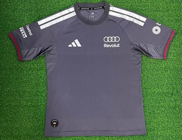 2026 Audi New Pattern Player Version Heat Transfer Printing Short Sleeve Racing Suit