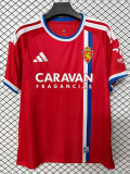 26-27 Zaragoza Away Fans Soccer Jersey