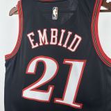 26-27 76ERS BLAZERS Top Quality Hot Pressing NBA Jersey
