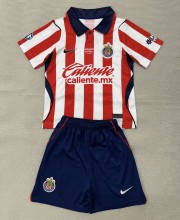 26-27 Chivas Home Kids Soccer Jersey