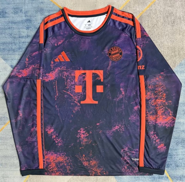 26-27 Bayern Third Long Sleeve Fans Soccer Jersey (长袖)