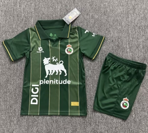 26-27 Racing de Santander Away Kids Soccer Jersey