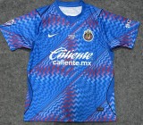 26-27 Chivas Guadalajara Blue GoalKeeper Fans Soccer Jersey