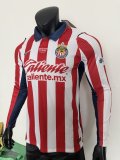 26-27 Chivas Guadalajara Home Long Sleeve Player Version Soccer Jersey*长袖球员