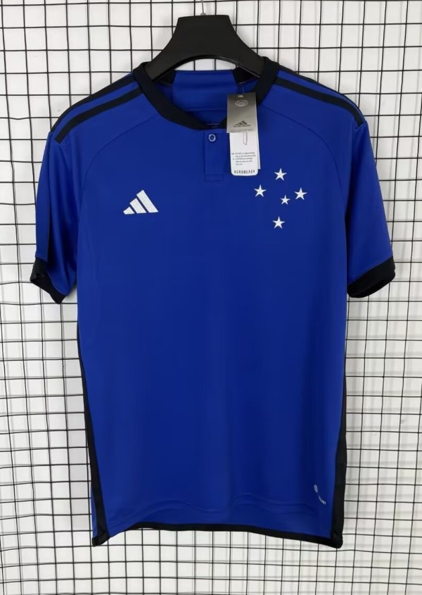 23-24 Cruzeiro Home Fans Soccer Jersey