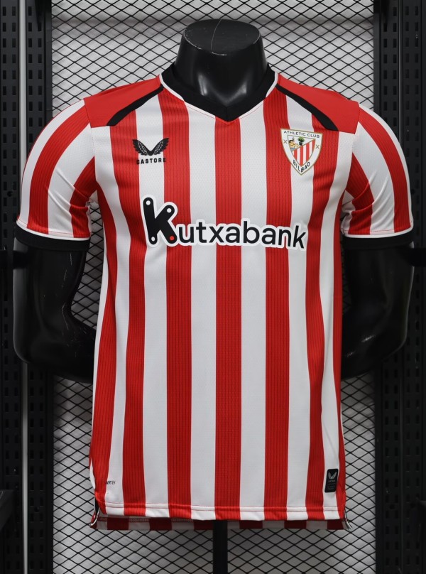 26-27 Bilbao Home Player Version Soccer Jersey