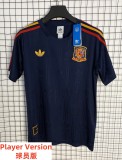 26-27 Spain Blue Player Version Training Shirts