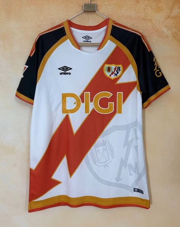 26-27 Rayo Vallecano Home Fans Soccer Jersey