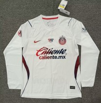 26-27 Chivas Guadalajara Away Long Sleeve Fans Soccer Jersey (长袖)
