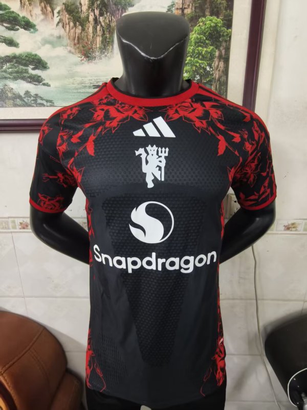 26-27 Man Utd Black Special Edition Player Version Soccer Jersey