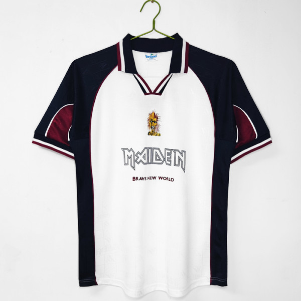 1999 West Ham Away Final version Retro Soccer Jersey决赛版