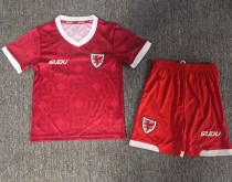 26-27 Wales Red Kids Soccer Jersey