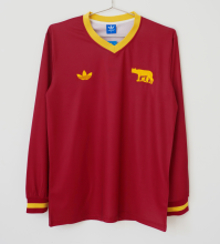 26-27 Roma 100th Anniversary Long Sleeve Fans Soccer Jersey (长袖)