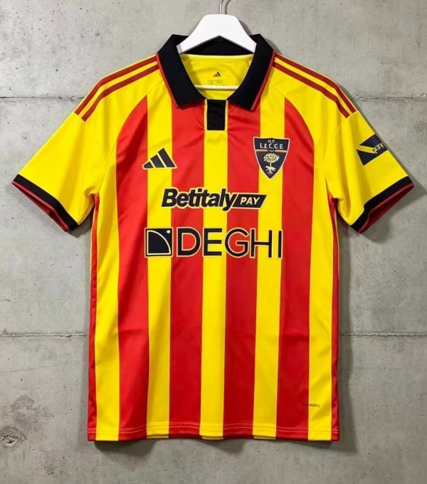 26-27 Lecce Home Fans Soccer Jersey