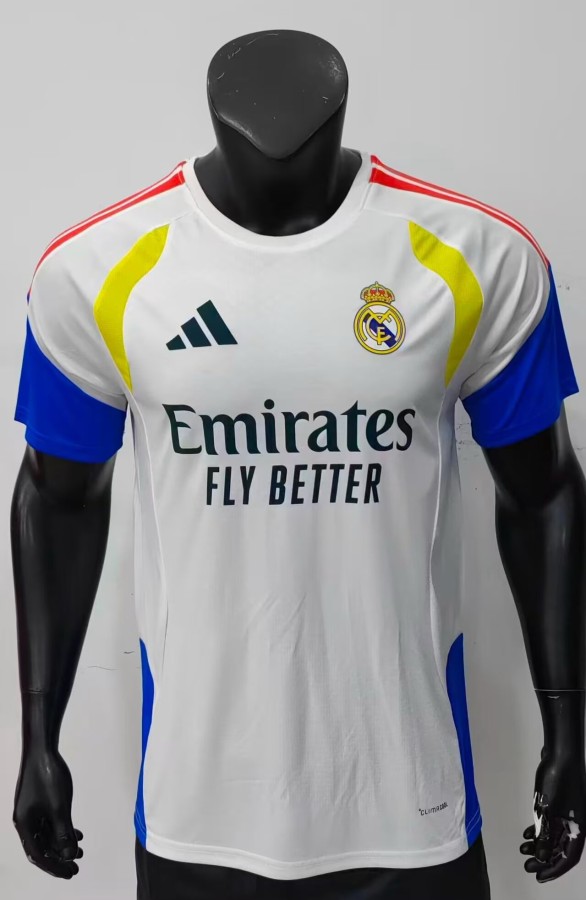 26-27 RMA White Player Version Training shirts