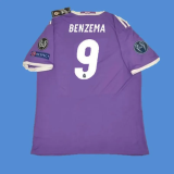 2016-2017 RMA Away Player Version Retro Soccer Jersey*球员