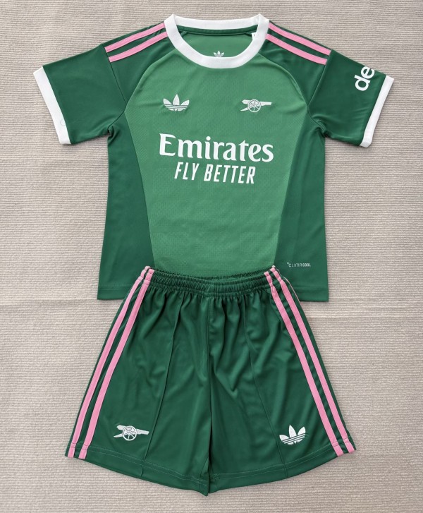 26-27 ARS Green GoalKeeper Kids Soccer Jersey