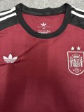 2026 Spain GoalKeeper Long Sleeve Fans Soccer Jersey (长袖) (With 2 Star)*两颗星