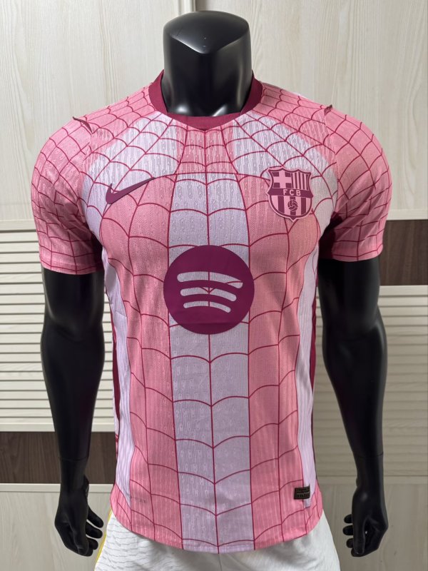 26-27 BAR Pink Special Edition Player Version Soccer Jersey
