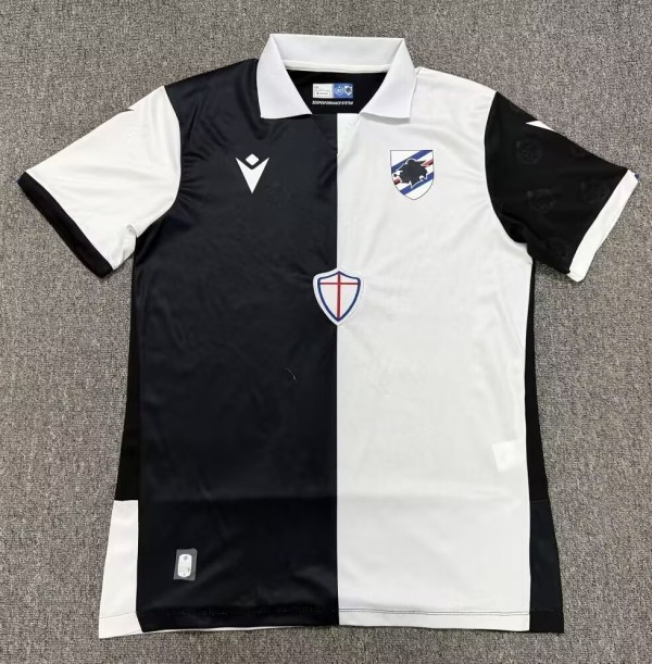 26-27 Sampdoria Black Special Edition Fans Soccer Jersey