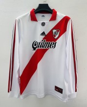 1998-1999 River Plate Home Long Sleeve Retro Soccer Jersey (长袖)