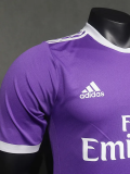 2016-2017 RMA Away Player Version Retro Soccer Jersey*球员