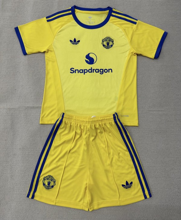 26-27 Man Utd Yellow Goalkeeper Adult Suit