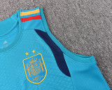 26-27 Spain High quality Tank Top And Shorts Suit(With 2 Star)*两颗星