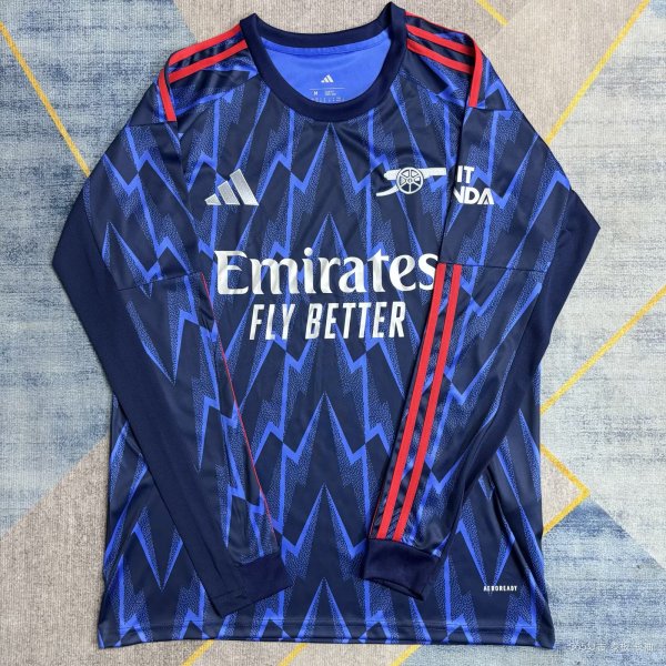 25-26 ARS Away Long Sleeve Fans Soccer Jersey