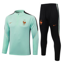 26-27 France High Quality Half Pull Tracksuit