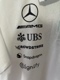 2026 F1 Benz New Pattern Short Sleeve Racing Suit