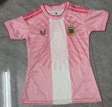26-27 Argentina Pink Messi Farewell Match Women Fans Soccer Jersey (女)