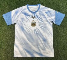 26-27 Argentina White blue Special Edition Fans Training shirts