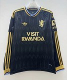 26-27 Aston Villa Away Long Sleeve Fans Soccer Jersey (长袖)