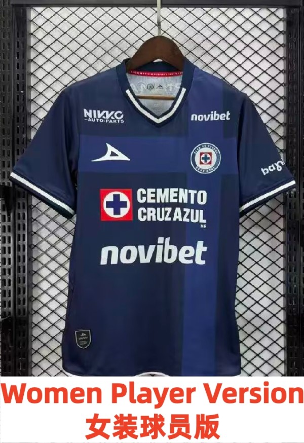 26-27 Cruz Azul Third Women Player Version Soccer Jersey (女)